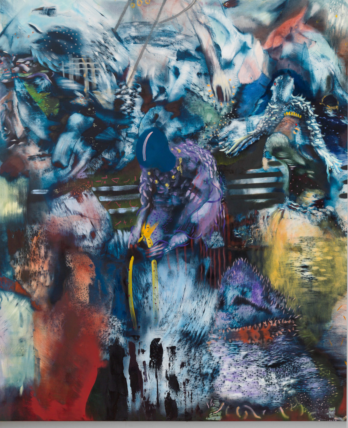 Ali Banisadr, The Changing Past, 2021 - Art Basel Miami Beach