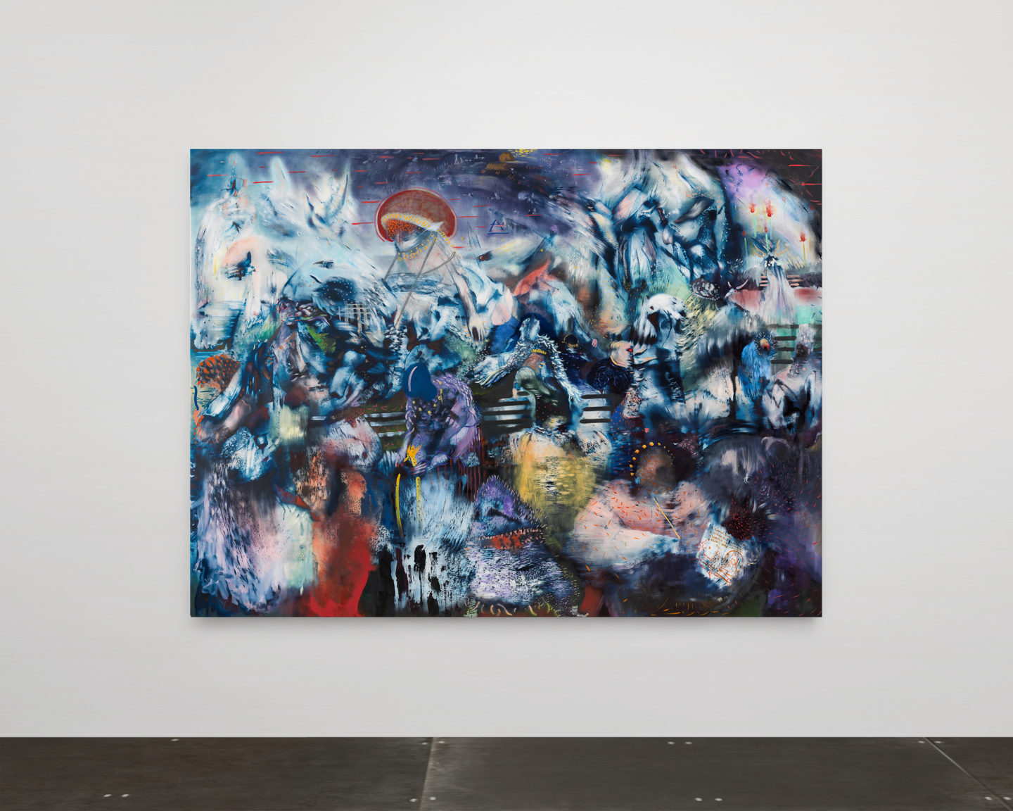 Ali Banisadr, The Changing Past, 2021 - Art Basel Miami Beach