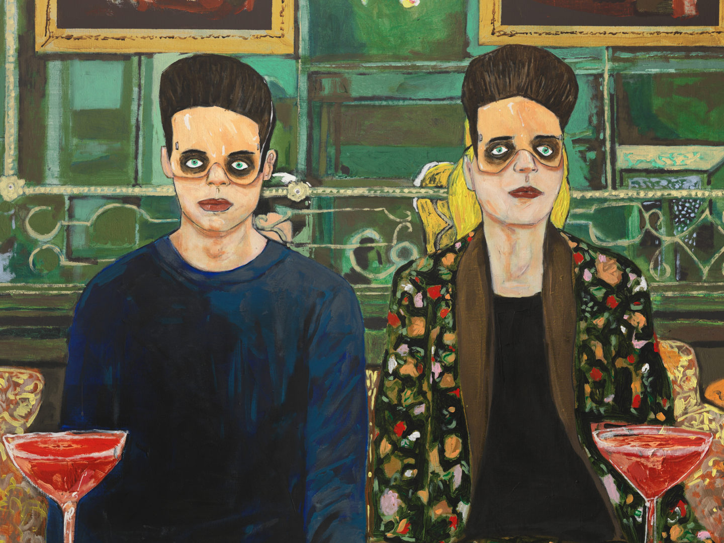 Hernan Bas, Twins at the Gritti Bar (Venice), 2020 - Victoria Miro ...